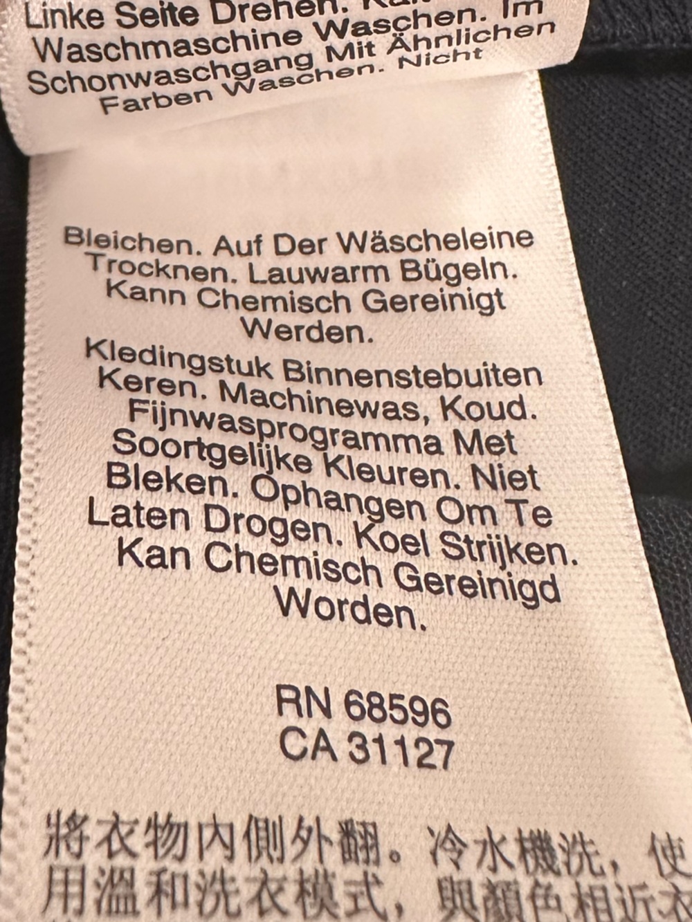 DKNY Women's Tiered Tie-Waist Halter-Neck Midi Dress Ivory/Spring Navy NWT 12 - Picture 12 of 16